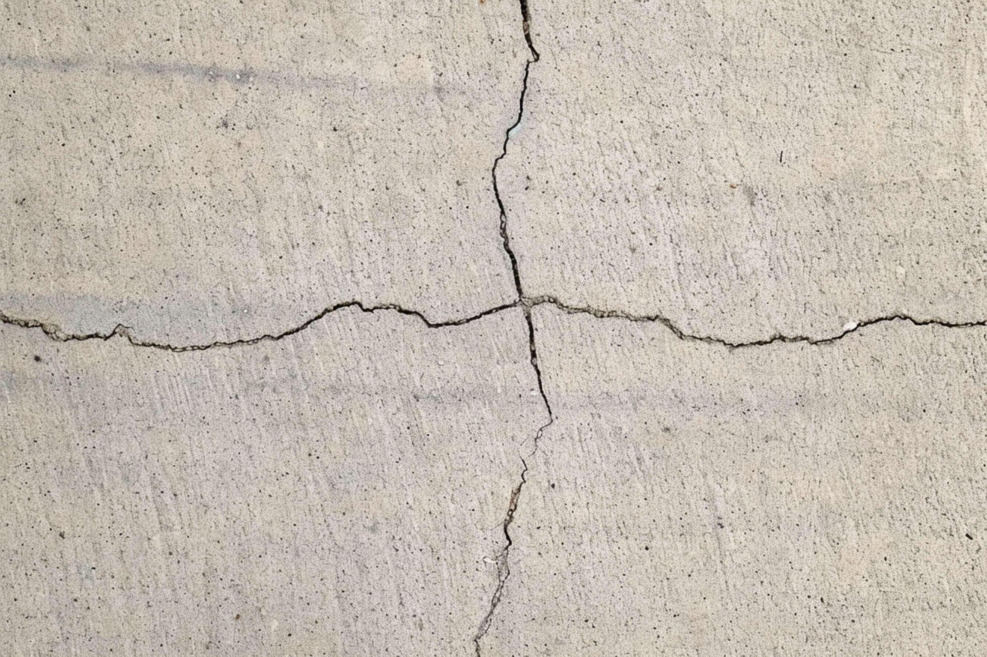 repair hairline crack concrete floor