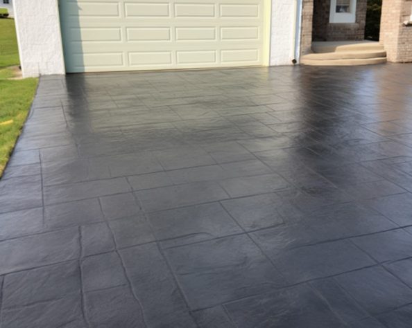 Rockford Concrete Works Stamped Concrete Driveway Review 1