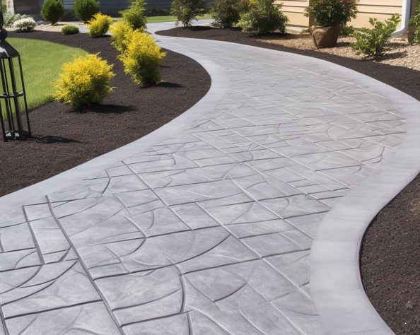 Stamped Concrete Pathway Review By Mary Adams Stamped Concrete Pathway Review By Mary Adams